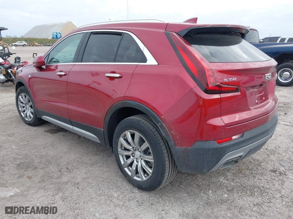 2020 Cadillac XT4 FWD Premium Luxury with VIN 1GYFZCR48LF077119, listed as a IAAI auction lot 40893918 with 1 mi miles. Bid and sale history available at carsss.com. Image 3.