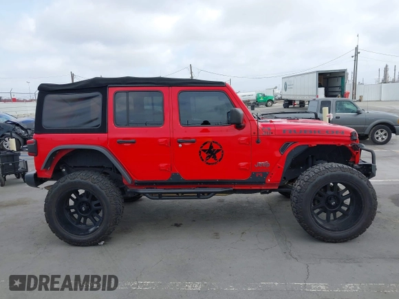 2018 Jeep Wrangler Unlimited Rubicon с VIN 1C4HJXFG4JW156506, выставлен на аукционе IAAI как лот 42246880 с пробегом 57 062 миль миль и . История ставок и продаж доступна на DreamBid. Изображение 13.