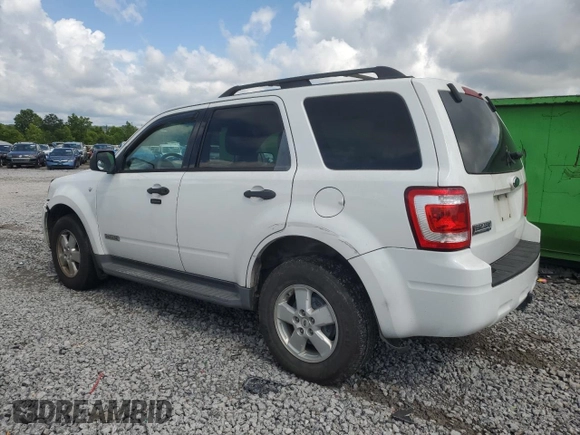 2008 Ford Escape XLT z VIN 1FMCU93148KC65770, wystawiony jako Copart lot #58377915 z przebiegiem 160 856 mil mil oraz Szkoda całkowita • Salvage title. Historia ofert i sprzedaży dostępna na DreamBid. Obrazek 2.