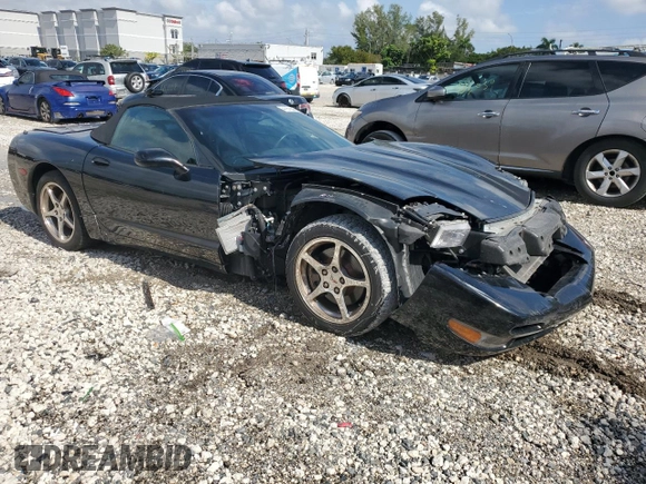 2001 Chevrolet Corvette with VIN 1G1YY32G915106953, listed as a Copart auction lot 41916645 with 55,420 mi miles and Salvage Title. Bid and sale history available at carsss.com. Image 4.