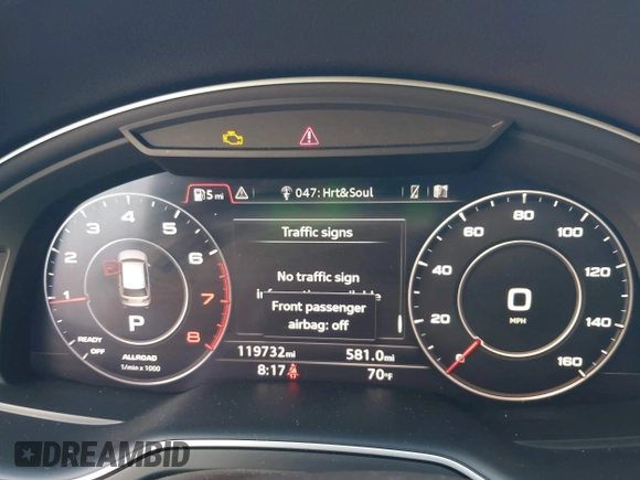 2017 Audi Q7 Prestige z VIN WA1VABF75HD056078, wystawiony jako IAAI lot #42154529 z przebiegiem 119 732 mil mil oraz . Historia ofert i sprzedaży dostępna na DreamBid. Obrazek 7.