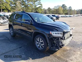 2023 GMC Acadia SLT with VIN 1GKKNMLS9PZ206975, listed as a Copart auction lot 88037685 with 12,465 mi miles and Salvage Title. Bid and sale history available at DreamBid. Image 4.