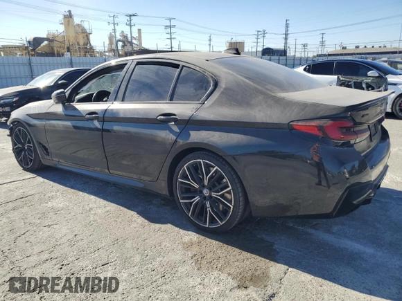 2023 BMW 5 Series M550i xDrive с VIN WBA13BK04PCM97306, выставлен на аукционе Copart как лот 76813754 с пробегом 19 259 миль миль и Списание • Salvage title. История ставок и продаж доступна на DreamBid. Изображение 2.