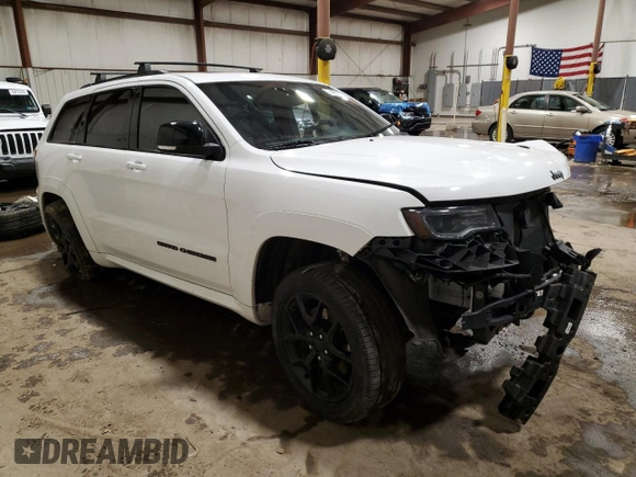 2020 Jeep Grand Cherokee Limited X with VIN 1C4RJFBTXLC254512, listed as a Copart auction lot 44527505 with 52,299 mi miles and Salvage title. Bid and sale history available at DreamBid. Image 4.