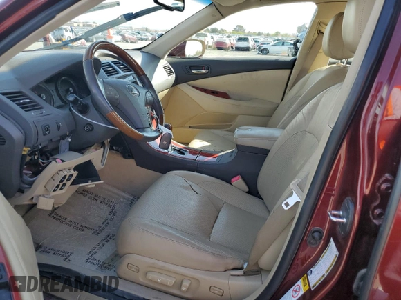 2008 Lexus ES with VIN JTHBJ46G482218362, listed as a Copart auction lot 48533745 with 80,114 mi miles and Salvage Title. Bid and sale history available at carsss.com. Image 7.