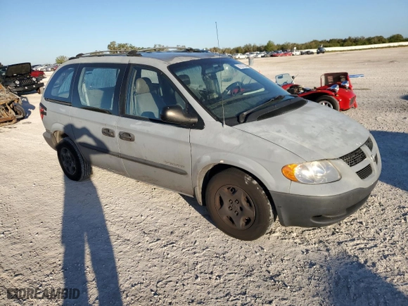2001 Dodge Caravan SE with VIN 1B8GP25341B203225, listed as a Copart auction lot 81537334 with 244,529 mi miles and Salvage Title. Bid and sale history available at carsss.com. Image 4.