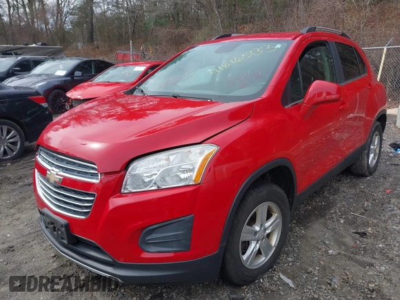 2016 Chevrolet Trax LT with VIN KL7CJPSB3GB756063, listed as a IAAI auction lot 41816533 with 125,141 mi miles and . Bid and sale history available at DreamBid. Image 2.