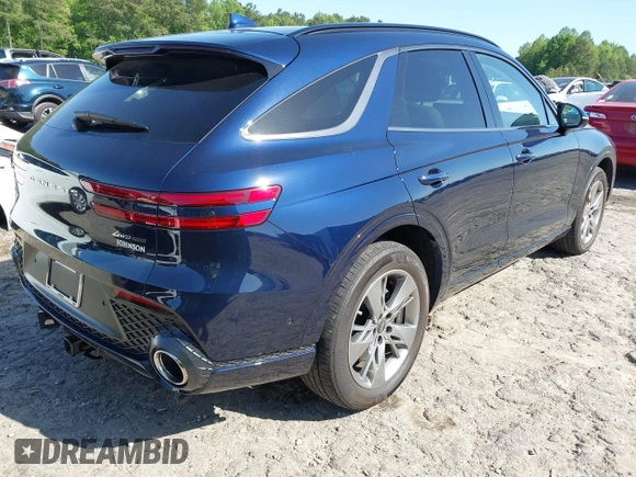 2023 Genesis GV70 Sport with VIN KMUMCDTC1PU083539, listed as a IAAI auction lot 42107968 with 21,169 mi miles and . Bid and sale history available at DreamBid. Image 4.