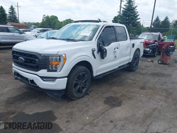 2022 Ford F-150 XL z VIN 1FTEW1EP1NKD75438, wystawiony jako IAAI lot #42476721 z przebiegiem 47 812 mil mil oraz . Historia ofert i sprzedaży dostępna na DreamBid. Obrazek 2.
