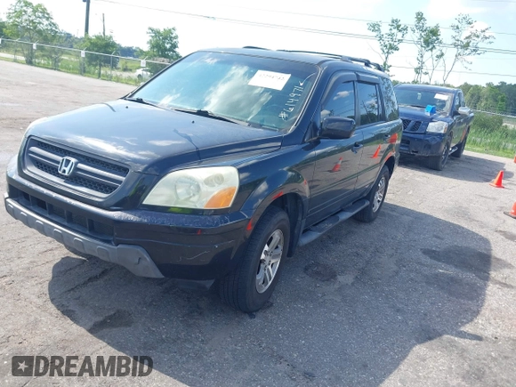 2003 Honda Pilot EX z VIN 2HKYF18653H614971, wystawiony jako IAAI lot #42294742 z przebiegiem 149 039 mil mil oraz . Historia ofert i sprzedaży dostępna na DreamBid. Obrazek 2.