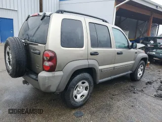 2007 Jeep Liberty Sport with VIN 1J4GL48K07W575218, listed as a Copart auction lot 53886375 with 187,317 mi miles and Salvage Title. Bid and sale history available at DreamBid. Image 3.