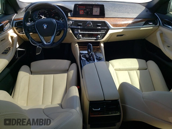 2019 BMW 5 Series 530i with VIN WBAJA5C5XKBX46918, listed as a Copart auction lot 53483355 with 47,208 mi miles and Salvage Title. Bid and sale history available at carsss.com. Image 8.