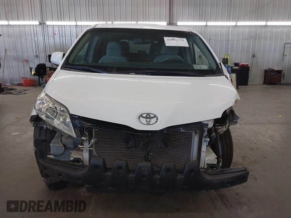 2011 Toyota Sienna LE AAS with VIN 5TDKK3DC6BS144970, listed as a IAAI auction lot 41881551 with 168,148 mi miles. Bid and sale history available at carsss.com. Image 13.