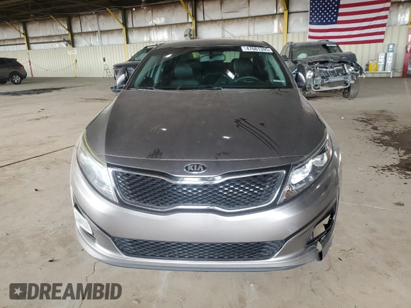 2015 Kia Optima SX with VIN 5XXGR4A70FG456501, listed as a Copart auction lot 47681395 with 125,092 mi miles and Salvage Title. Bid and sale history available at carsss.com. Image 5.
