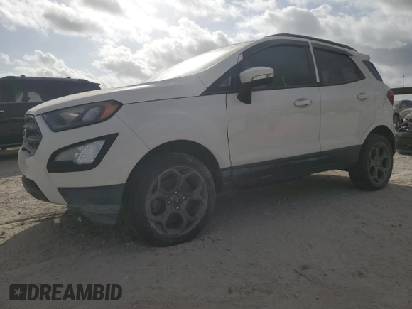 2018 Ford EcoSport SES z VIN MAJ6P1CL4JC218174, wystawiony jako Copart lot #58873485 z przebiegiem 44 931 mil mil oraz Nie do naprawy • Non repairable. Historia ofert i sprzedaży dostępna na DreamBid. Obrazek 1.