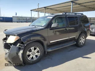2011 Nissan Pathfinder SV z VIN 5N1AR1NB7BC606354, wystawiony jako Copart lot #50048075 z przebiegiem Nie podano mil oraz Szkoda całkowita • Salvage title. Historia ofert i sprzedaży dostępna na DreamBid. Obrazek 1.