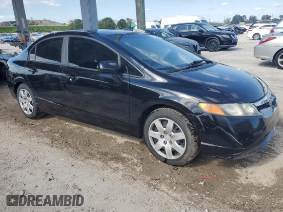 2008 Honda Civic LX z VIN 1HGFA16548L023373, wystawiony jako Copart lot #52052565 z przebiegiem 121 500 mil mil oraz Szkoda całkowita • Salvage title. Historia ofert i sprzedaży dostępna na DreamBid. Obrazek 4.