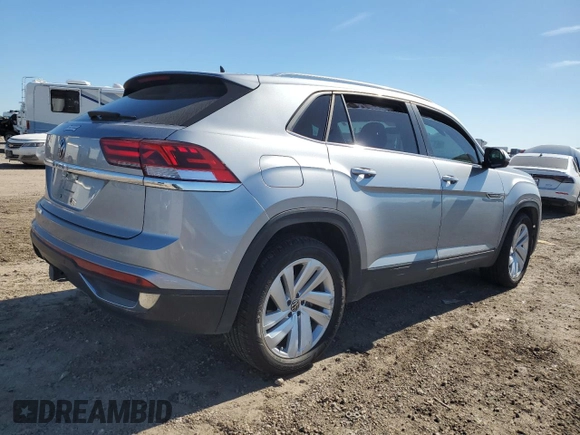 2023 Volkswagen Atlas SE with VIN 1V2JE2CA5PC209957, listed as a Copart auction lot 81876964 with 11,022 mi miles and Salvage title. Bid and sale history available at DreamBid. Image 3.