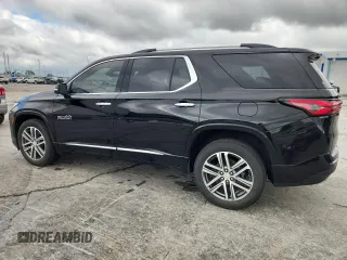 2022 Chevrolet Traverse High Country z VIN 1GNEVNKW6NJ133098, wystawiony jako Copart lot #59689065 z przebiegiem 52 627 mil mil oraz Czysty tytuł • Clean title. Historia ofert i sprzedaży dostępna na DreamBid. Obrazek 2.