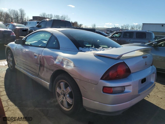 2001 Mitsubishi Eclipse GT with VIN 4A3AC84H81E054335, listed as a Copart auction lot 83386284 with 99,954 mi miles and Salvage Title. Bid and sale history available at carsss.com. Image 2.