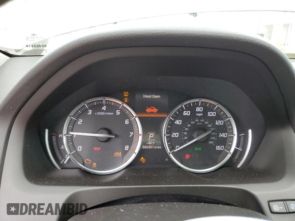 2017 Acura TLX V6 w/Technology Pkg with VIN 19UUB2F52HA001409, listed as a Copart auction lot 53571115 with 66,361 mi miles and Salvage title. Bid and sale history available at DreamBid. Image 9.