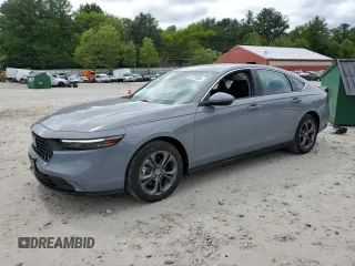 2024 Honda Accord EX-L with VIN 1HGCY2F64RA094518, listed as a Copart auction lot 57578005 with 9,297 mi miles and Salvage title. Bid and sale history available at DreamBid. Image 1.
