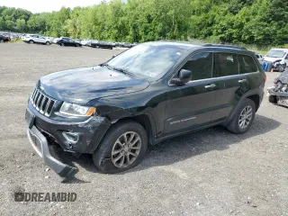 2014 Jeep Grand Cherokee Limited with VIN 1C4RJFBG5EC470208, listed as a Copart auction lot 62450165 with 95,568 mi miles and Salvage title. Bid and sale history available at DreamBid. Image 1.