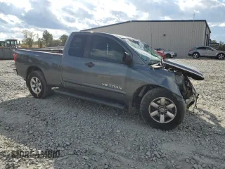 2008 Nissan Titan SE with VIN 1N6AA06AX8N318351, listed as a Copart auction lot 72518193 with 253,363 mi miles and Salvage Title. Bid and sale history available at carsss.com. Image 4.
