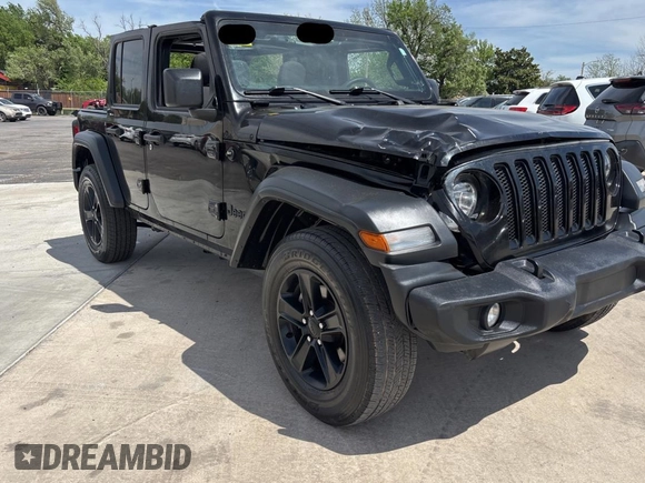 2023 Jeep Wrangler Sport S with VIN 1C4HJXDG2PW615754, listed as a Copart auction lot 53884255 with 34,427 mi miles and Clean Title. Bid and sale history available at DreamBid. Image 1.
