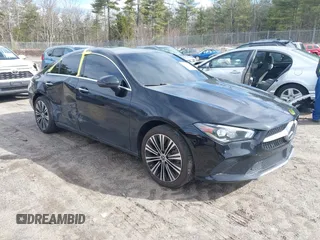 2023 Mercedes-Benz CLA 250 with VIN W1K5J4HBXPN338301, listed as a IAAI auction lot 41826392 with 28,233 mi miles and . Bid and sale history available at DreamBid. Image 1.