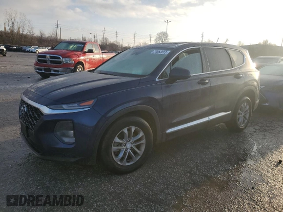 2020 Hyundai Santa Fe SE with VIN 5NMS2CAD9LH233126, listed as a Copart auction lot 70553812 with 13,788 mi miles. Bid and sale history available at carsss.com. Image 1.