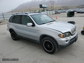 2004 BMW X5 4.4i with VIN 5UXFB53514LV04620, listed as a Copart auction lot 51008225 with 96,077 mi miles and Clean Title. Bid and sale history available at carsss.com. Image 4.