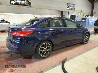 2017 Ford Focus SEL with VIN 1FADP3H22HL340125, listed as a Copart auction lot 51093205 with 81,157 mi miles and Salvage Title. Bid and sale history available at carsss.com. Image 3.