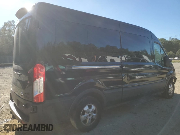 2019 Ford Transit Passenger XL with VIN 1FBAX2CG7KKA94149, listed as a Copart auction lot 75620344 with 98,902 mi miles and Salvage Title. Bid and sale history available at carsss.com. Image 3.