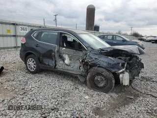 2016 Nissan Rogue S with VIN KNMAT2MT1GP650422, listed as a Copart auction lot 43955975 with 186,620 mi miles and Salvage Title. Bid and sale history available at DreamBid. Image 4.