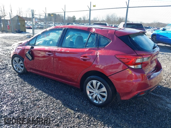 2021 Subaru Impreza with VIN 4S3GTAB69M3714484, listed as a IAAI auction lot 41616935 with 40,875 mi miles and . Bid and sale history available at DreamBid. Image 3.
