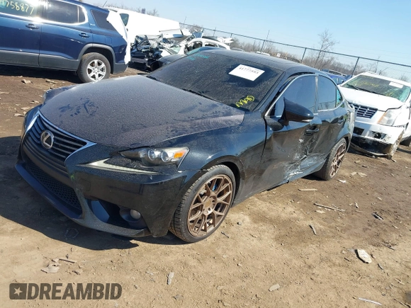 2014 Lexus IS with VIN JTHBF1D24E5040227, listed as a IAAI auction lot 41777593 with 160,991 mi miles. Bid and sale history available at carsss.com. Image 17.
