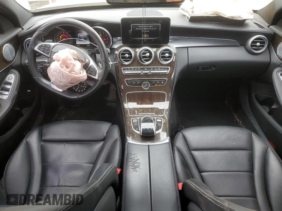 2016 Mercedes-Benz C 300 Luxury with VIN 55SWF4KB7GU169991, listed as a Copart auction lot 53624975 with 90,324 mi miles and Salvage Title. Bid and sale history available at DreamBid. Image 8.