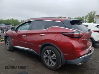 2020 Nissan Murano SV z VIN 5N1AZ2BJ6LN155196, wystawiony jako Copart lot #56223445 z przebiegiem 51 683 mil mil oraz Szkoda całkowita • Salvage title. Historia ofert i sprzedaży dostępna na DreamBid. Obrazek 2.