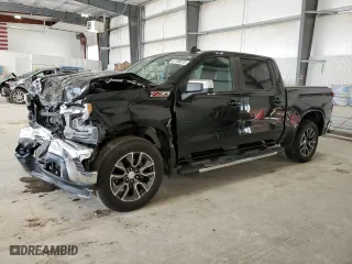 2019 Chevrolet Silverado 1500 LT with VIN 3GCUYDED5KG193371, listed as a Copart auction lot 51765875 with 145,643 mi miles and Salvage Title. Bid and sale history available at carsss.com. Image 1.