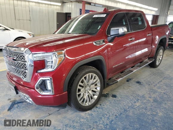 2020 GMC Sierra 1500 Denali with VIN 1GTU9FED3LZ324811, listed as a Copart auction lot 57488515 with 79,018 mi miles and Salvage title. Bid and sale history available at DreamBid. Image 1.