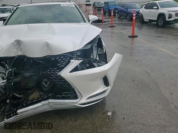 2020 Lexus RX 350L with VIN JTJHZKFA0L2025443, listed as a Copart auction lot 55169035 with Not provided miles and Salvage title. Bid and sale history available at DreamBid. Image 14.