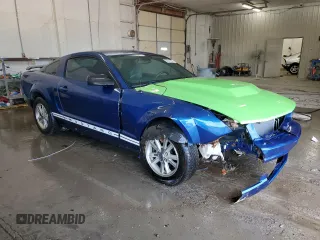2006 Ford Mustang Standard with VIN 1ZVFT80N265167528, listed as a Copart auction lot 60331595 with 144,609 mi miles and Salvage title. Bid and sale history available at DreamBid. Image 4.