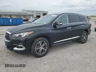 2019 Infiniti QX60 Luxe with VIN 5N1DL0MM2KC555163, listed as a Copart auction lot 51551215 with 98,246 mi miles and Salvage title. Bid and sale history available at DreamBid. Image 1.