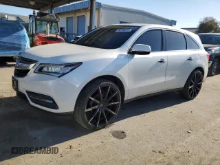 2016 Acura MDX with VIN 5FRYD3H25GB006398, listed as a Copart auction lot 88150515 with 115,596 mi miles and Clean Title. Bid and sale history available at carsss.com. Image 1.
