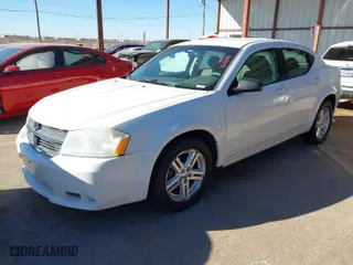 2008 Dodge Avenger SXT with VIN 1B3LC56R78N656770, listed as a IAAI auction lot 41636397 with 172,346 mi miles. Bid and sale history available at carsss.com. Image 2.