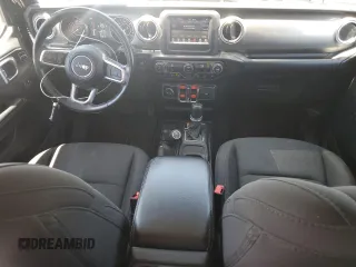 2020 Jeep Wrangler Unlimited Sahara with VIN 1C4HJXEN9LW247869, listed as a Copart auction lot 62697245 with 100,982 mi miles and Salvage title. Bid and sale history available at DreamBid. Image 8.