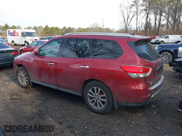 2015 Nissan Pathfinder SV z VIN 5N1AR2MM4FC706409, wystawiony jako IAAI lot #41875922 z przebiegiem 264 330 mil mil oraz . Historia ofert i sprzedaży dostępna na DreamBid. Obrazek 14.