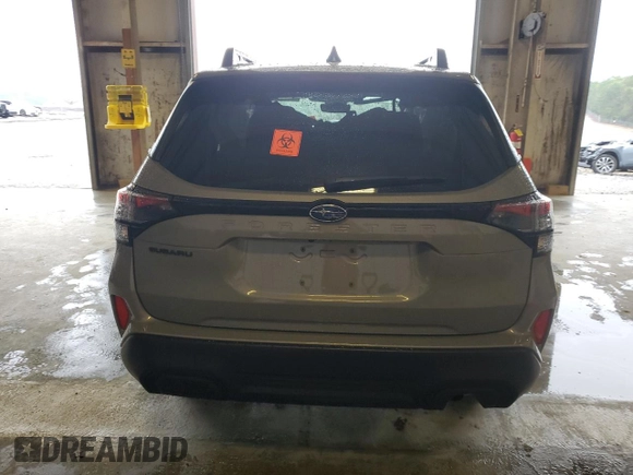 2025 Subaru Forester Premium с VIN JF2SLDBC2SH542284, выставлен на аукционе Copart как лот 56413575 с пробегом 740 миль миль и Списание • Salvage title. История ставок и продаж доступна на DreamBid. Изображение 6.