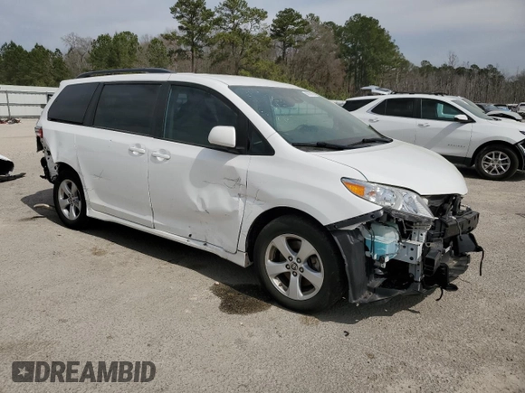 2020 Toyota Sienna LE Auto Access Seat with VIN 5TDKZ3DC0LS087095, listed as a Copart auction lot 48288585 with 81,203 mi miles and Salvage Title. Bid and sale history available at DreamBid. Image 4.